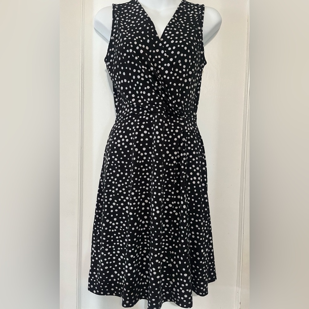 Polka Dot Sleeveless Dress